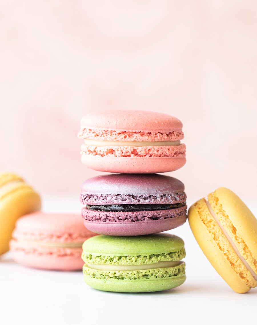 Bunte Macarons